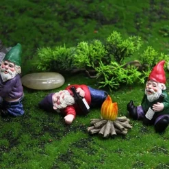 Outdoor Landscape Ornaments, Personality Garden Ornaments, Elf Resin Crafts