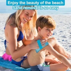 Outdoor Sand Removal Bag, Beach Sand Cleaning Towel, Quick-Dry Exfoliating Towel for Sand Removal, Reusable Sand-Free Bag for Beach, Vacation, Camping Essentials