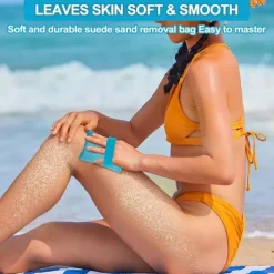 Outdoor Sand Removal Bag, Beach Sand Cleaning Towel, Quick-Dry Exfoliating Towel for Sand Removal, Reusable Sand-Free Bag for Beach, Vacation, Camping Essentials