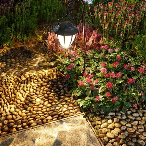 Outdoor Solar Garden Hanging Lantern Light Super Waterproof Solar Wall Lamp Villa Porch Courtyard Decoration Atmosphere Lights
