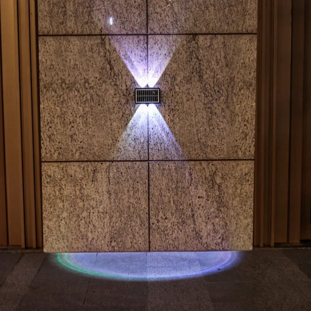 Outdoor Solar Wall Lights LED Garden Lights Smart Light Control Sensor Waterproof Wall Light Courtyard Porch Lamp Balcony Fence Passage Lighting Landscape Decoration Solar Night Light