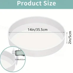 Oversize Resin Table Mold 14 Inch Round Silicone Epoxy Resin Molds For River Table DIY CraftsCutting Board Desktop Decoration