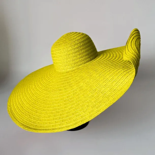 Oversized Brim Sun Hat, Women Elegant Breathable Straw Hats Outdoor Easter Beach Travel Sunscreen Cap Valentines Gifts