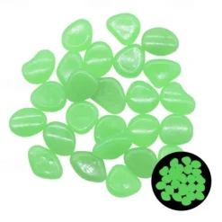 1pack Glow in the Dark Garden Pebbles For Sidewalk Garden Terrace Lawn Garden Patio Fish Tank Aquarium Decoration Glow Stone