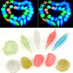 1pack Glow in the Dark Garden Pebbles For Sidewalk Garden Terrace Lawn Garden Patio Fish Tank Aquarium Decoration Glow Stone