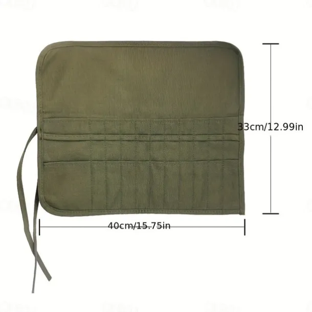 Paint Brush Holder 22 Slots/30 Slots Paint Brush Storage Acrylic Oil Watercolor Gouache Paint Brush Roll Canvas Bag Oil Paint Brush Brush Pen Bag Water Chalk Storage Bag For Artists