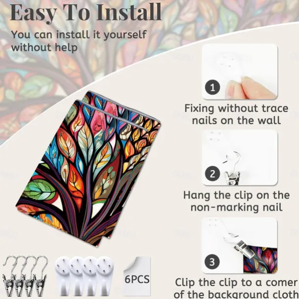 Painting Colorful Elephant Boho Hanging Tapestry Wall Art Large Tapestry Mural Decor Photograph Backdrop Blanket Curtain Home Bedroom Living Room Decoration