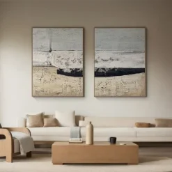 PAINTING White Wabi-Sabi painting Handpainted Blue White Textured Painting White Wabi-Sabi Wall Art Neutral Minimalist Wall Art Black Textured Canvas Art Neutral Wall Decor