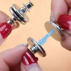 3pairs Magnetic Curtain Button Clip Detachable Magnet Buckle For Curtain Light Leakage Prevention Button No-punching Buckle Home Decor