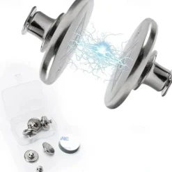 3pairs Magnetic Curtain Button Clip Detachable Magnet Buckle For Curtain Light Leakage Prevention Button No-punching Buckle Home Decor