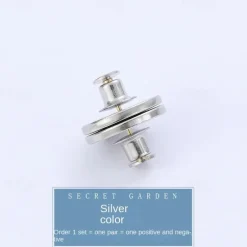 3pairs Magnetic Curtain Button Clip Detachable Magnet Buckle For Curtain Light Leakage Prevention Button No-punching Buckle Home Decor