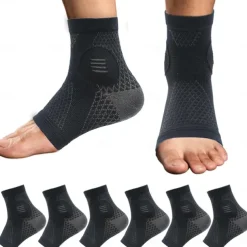 3Pairs Neuropathy Socks - Soothe Relief Compression Socks 20-30 mmHg - Comprex Ankle Sleeves for Arch Support, Achilles Tendonitis, and Foot Pain Relief