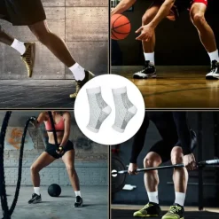 2pairs Neuropathy socks for Women and Men Ankle brace Socks and Tendonitis compression socks For Pain Relief and Plantar Fasciitis for women and man Ankle compression sleeve for ankle swelling