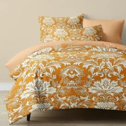 Paisley Floral Style 3-Piece Bedding Set Elegant and Soft Duvet Cover Set with Pillowcases Perfect for Adding a Touch of Sophistication and Comfort to Your Bedroom Decor