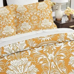 Paisley Floral Style 3-Piece Bedding Set Elegant and Soft Duvet Cover Set with Pillowcases Perfect for Adding a Touch of Sophistication and Comfort to Your Bedroom Decor