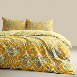 Paisley Floral Style 3-Piece Bedding Set Elegant and Soft Duvet Cover Set with Pillowcases Perfect for Adding a Touch of Sophistication and Comfort to Your Bedroom Decor