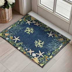 Palm Trees Doormat Kitchen Mat Floor Mat Non-Slip Area Rug Oil Proof Rug Indoor Outdoor Mat Bedroom Decor Bathroom Mat Entrance Rug