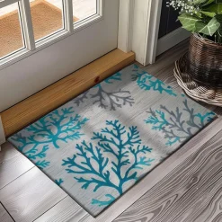 Palm Trees Doormat Kitchen Mat Floor Mat Non-Slip Area Rug Oil Proof Rug Indoor Outdoor Mat Bedroom Decor Bathroom Mat Entrance Rug