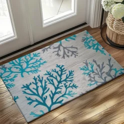 Palm Trees Doormat Kitchen Mat Floor Mat Non-Slip Area Rug Oil Proof Rug Indoor Outdoor Mat Bedroom Decor Bathroom Mat Entrance Rug