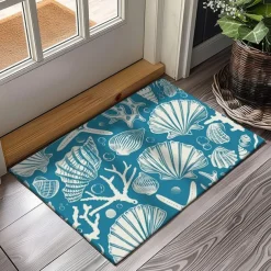 Palm Trees Doormat Kitchen Mat Floor Mat Non-Slip Area Rug Oil Proof Rug Indoor Outdoor Mat Bedroom Decor Bathroom Mat Entrance Rug