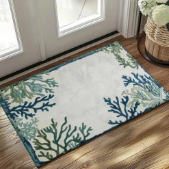 Palm Trees Doormat Kitchen Mat Floor Mat Non-Slip Area Rug Oil Proof Rug Indoor Outdoor Mat Bedroom Decor Bathroom Mat Entrance Rug