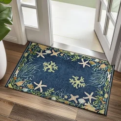 Palm Trees Doormat Kitchen Mat Floor Mat Non-Slip Area Rug Oil Proof Rug Indoor Outdoor Mat Bedroom Decor Bathroom Mat Entrance Rug