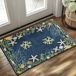 Palm Trees Doormat Kitchen Mat Floor Mat Non-Slip Area Rug Oil Proof Rug Indoor Outdoor Mat Bedroom Decor Bathroom Mat Entrance Rug