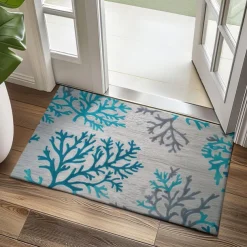 Palm Trees Doormat Kitchen Mat Floor Mat Non-Slip Area Rug Oil Proof Rug Indoor Outdoor Mat Bedroom Decor Bathroom Mat Entrance Rug