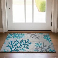 Palm Trees Doormat Kitchen Mat Floor Mat Non-Slip Area Rug Oil Proof Rug Indoor Outdoor Mat Bedroom Decor Bathroom Mat Entrance Rug