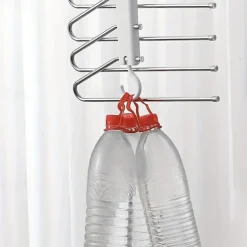 Pants Hangers Space Saving - 6 Tier Multifunctional Pant Rack Hanger for Hanging Pants,Jeans,Skirts,Scarf,Clothes - Closet Space Saver Organizer for Men Women - No Slip Magic Pants Hangers 1 Pack