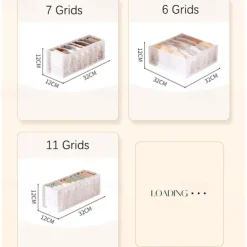 Pants Storage Box, Foldable Clothing Organizer, Wardrobe Clothes Finishing Box, Jeans Divided Sorting Box, Drawer Clothes Storage Box