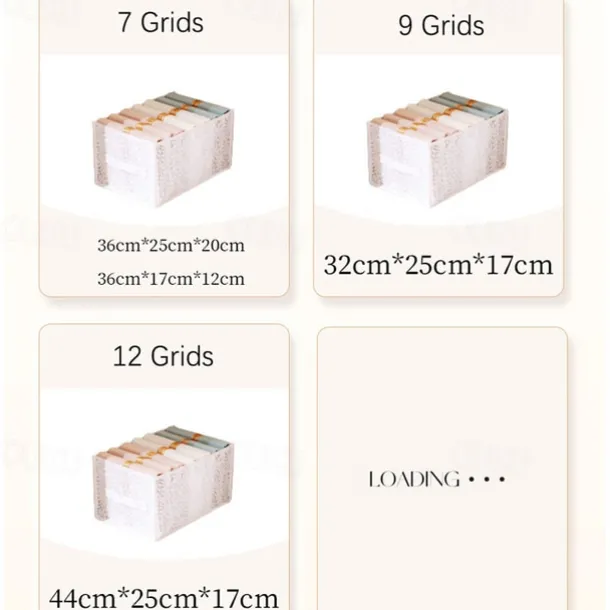 Pants Storage Box, Foldable Clothing Organizer, Wardrobe Clothes Finishing Box, Jeans Divided Sorting Box, Drawer Clothes Storage Box