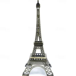 Paris Eiffel Tower Statue Cake Topper Paris Eiffel Tower Centerpiece Mini Statue Decor Figurine Table Tower Eiffel Home Decoration for Party