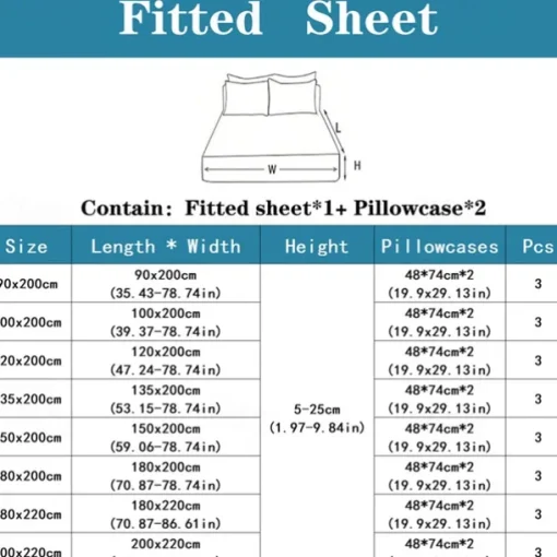 1Pc 100% Cotton Bed Fitted Sheet With Small Fragmented Flower Bed Cover Elastic Mattress Cover For Single Or Double Deluxe Double Bed Cover Available In Multiple Sizes