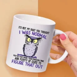 1pc 11 Ounce Mug Cat Mug Touch My Coffee Mug Ill Slap You So Hard Mug Cat Drink Coffee Mug Gift For Friend Sister Cat Mom Coffee Drinker Kitty Owner Ceramic 11 Oz