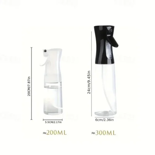 1pc, Baking Oil Sprayer Bottle, Cooking Oil Dispenser, 200ML/300Ml PET Material Oil Sprayer, Air Fryer Spray Bottle,Kitchen Baking Supplies,Canola Oil Sprayer, Salad, Making, Baking, Frying, Grilling,
