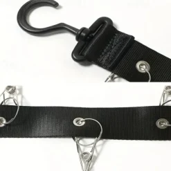 1pc Baseball Cap Storage organizer with clips, Eight Clips, Can Hold 16 Hats Hat Rack, Hat Storage Hook Rack