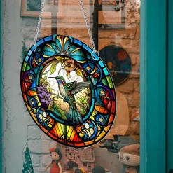 1pc Bird Wall Hanging Suncatcher for Home and Garden Decor - Perfect for Home Decor