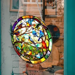 1pc Bird Wall Hanging Suncatcher for Home and Garden Decor - Perfect for Home Decor