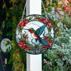 1pc Bird Wall Hanging Suncatcher for Home and Garden Decor - Perfect for Home Decor