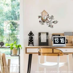 1pc Bird's Nest Metal Wall Art Outdoor Decor Rust Proof Wall Sculpture Ideal For Garden, Home, Farmhouse, Patio And Bedroom