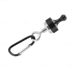 1pc Camping Magnetic Hook, Hanging Buckle Hook Tent Canopy Carabiner Magnet Hanger Outdoor Camping Canopy Accessories Snap Clip