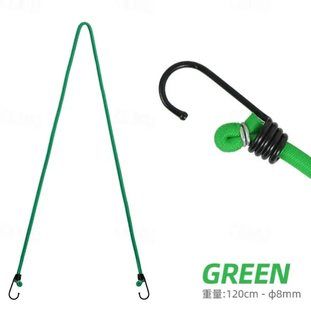 1pc Camping Outdoor Binding Rope with Thick Elastic Band, Durable, Strong, Ideal for Tents, Tarps, Camping Gear, Adjustable, Easy to Use, Multi-Purpose Outdoor Tool for Securely Holding Equipment