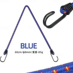 1pc Camping Outdoor Binding Rope with Thick Elastic Band, Durable, Strong, Ideal for Tents, Tarps, Camping Gear, Adjustable, Easy to Use, Multi-Purpose Outdoor Tool for Securely Holding Equipment