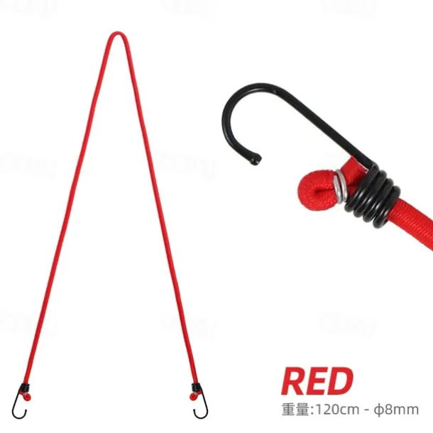1pc Camping Outdoor Binding Rope with Thick Elastic Band, Durable, Strong, Ideal for Tents, Tarps, Camping Gear, Adjustable, Easy to Use, Multi-Purpose Outdoor Tool for Securely Holding Equipment