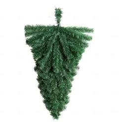 1pc Christmas Teardrop Swag Artificial Pine Swags Mailbox Swag Front Door Teardrop Wreath for Holiday Christmas Decoration 90cm