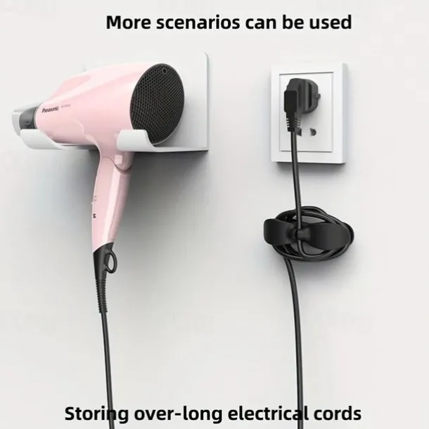 1pc, Cord Organizer For Appliances, Cord Keeper, Appliance Cord Winder, Cord Wrapper, Cord Holder Organizer Stick On Mixer, Blender, Coffee-Maker, Toaster, Pressure-Cooker