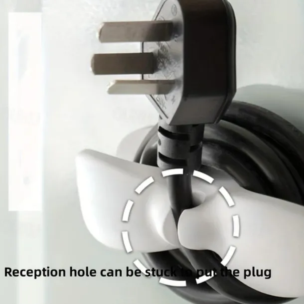 1pc, Cord Organizer For Appliances, Cord Keeper, Appliance Cord Winder, Cord Wrapper, Cord Holder Organizer Stick On Mixer, Blender, Coffee-Maker, Toaster, Pressure-Cooker