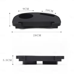 1pc Cup Holder Tray, Gravity Chair Side Tray for Beach Chair, Clip-On Chair, Easy-Slide Zero Gravity Chair