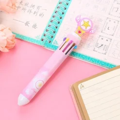 1pc Cute 10 Colors Transparent Shape Retractable Ball Pen Cute Animal Shuttle Pen Gift For Kids, Back to School Supplies